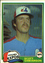 1981 Topps Baseball Cards      235     Scott Sanderson